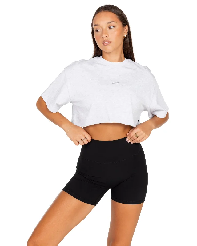 Outlet T Shirts-Women's Classic Cropped Tee - Polar Grey