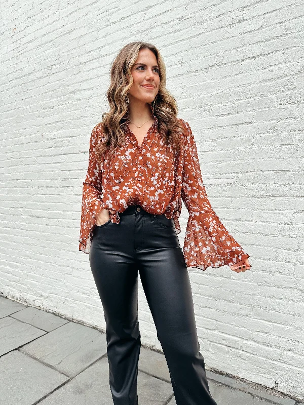 Trendy cropped Blouses & Shirts for summer-Free Fallin Blouse