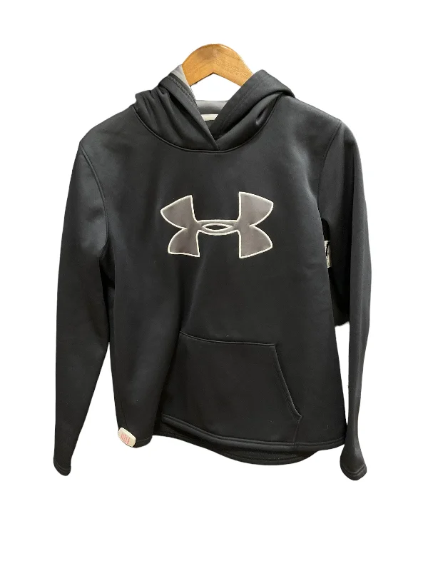 Sweatshirt with Colorblock Design-Women's Ruched Sweatshirts-Sweatshirt Hoodie By Under Armour  Size: M