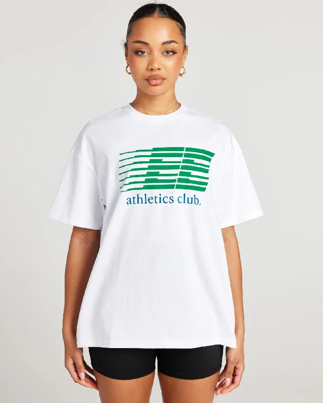 Wine Tasting T Shirts-Women's Athletics Club Tee - White