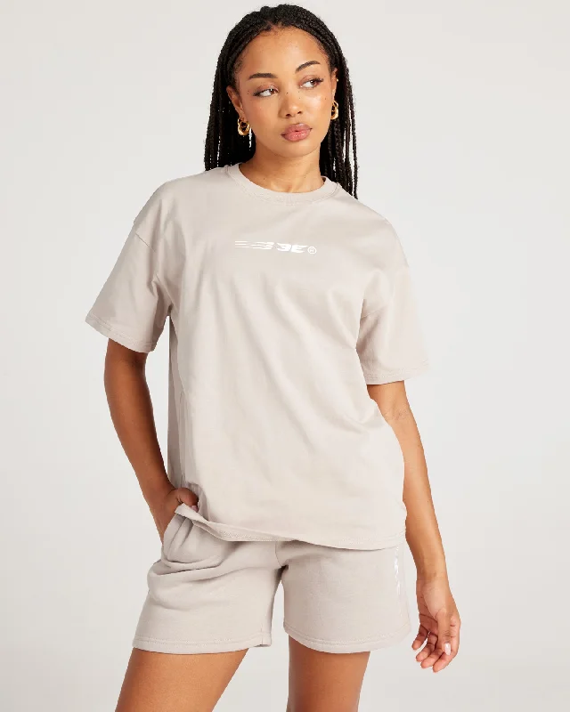 Ballet T Shirts-Pursuit Women's Tee - Light Taupe