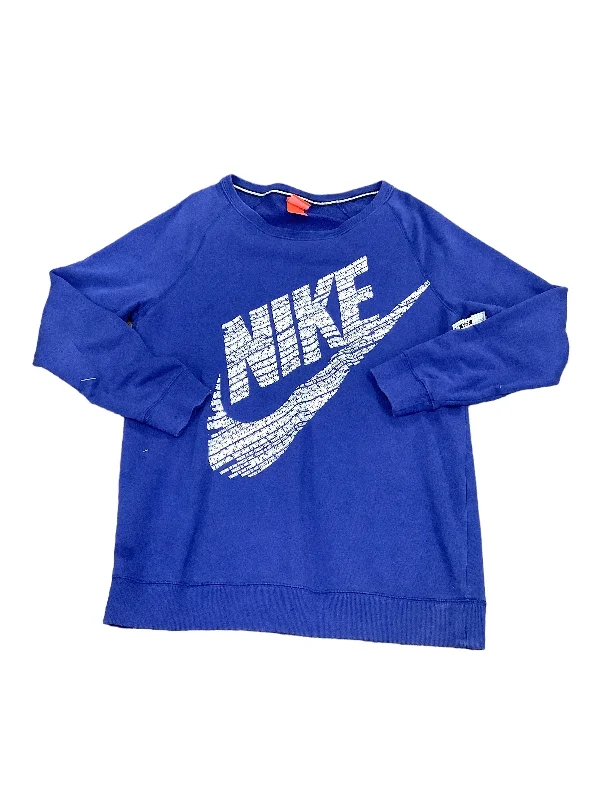 Sweatshirt for Layering in Fall-Women's Casual Sweatshirts-Athletic Sweatshirt Crewneck By Nike  Size: S