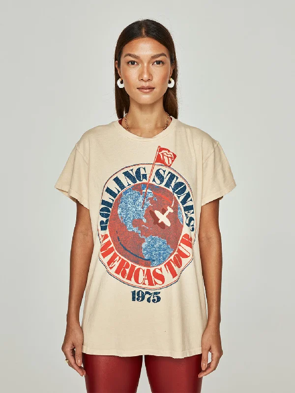 LGBTQ+ Community T Shirts-Rolling Stones 1975 Unisex Tee - Sunbleach