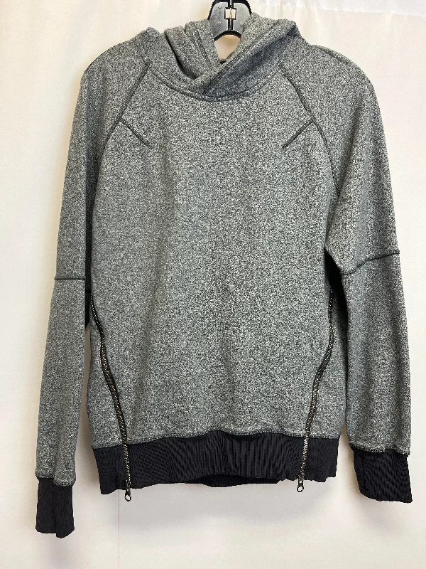 Sweatshirt for Casual Athletic Wear-Women's Ruffle Sleeve Sweatshirts-Athletic Sweatshirt Hoodie By Lululemon  Size: M