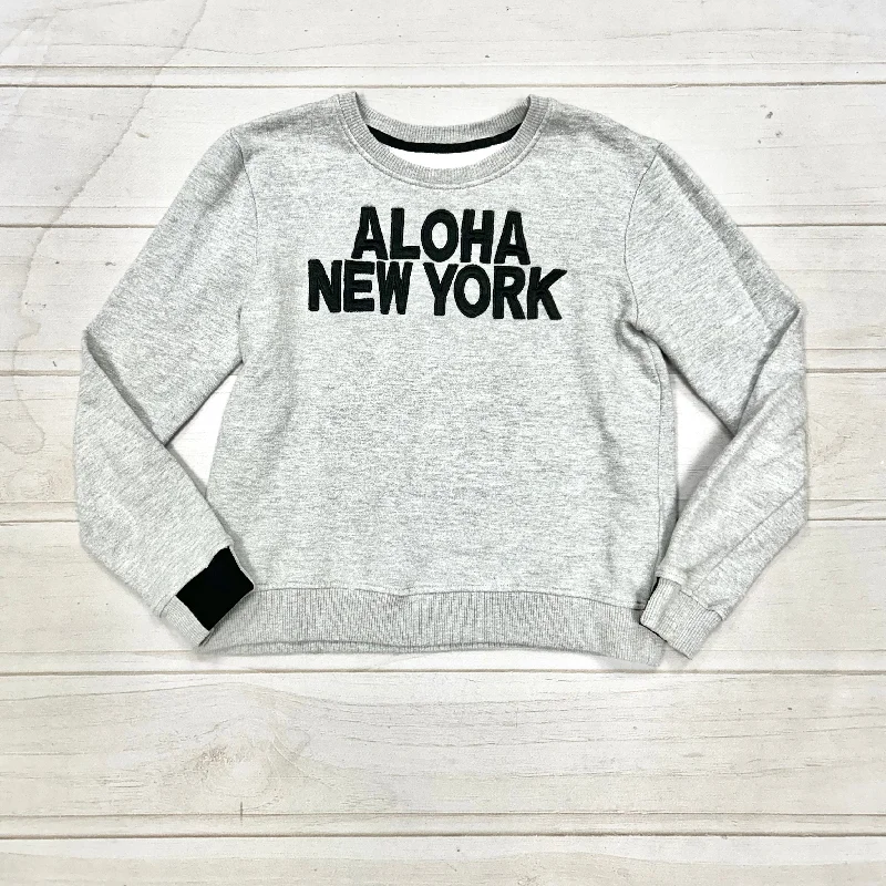 Sweatshirt for Stylish Chill Days-Women's Relaxed Fit Sweatshirts-Sweatshirt Crewneck By Aiko  Size: S