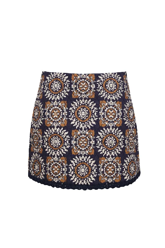 Soft Wool Maxi Skirts-Women's Silk Denim Skirts-Chrissy Skirt