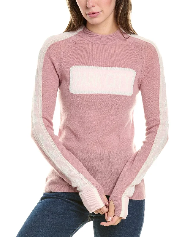 Casual Knit Pullover Sweater-Women's Lace Floral Pullovers-Hannah Rose Park City Wool & Cashmere-Blend Pullover