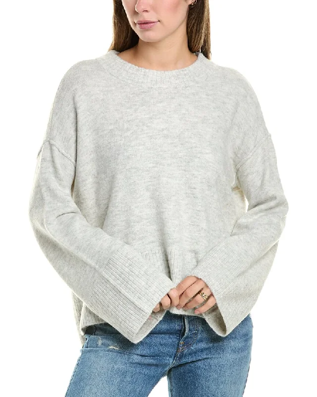 Cashmere Pullover Sweater for All Seasons-Women's Silk Floral Pullovers-Vince Camuto Dropped-Shoulder Sweater