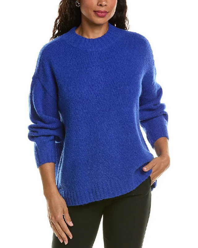 Soft Pullover Sweater-Women's High-Waisted Pencil Pullovers-LaBiz Wool & Alpaca-Blend Sweater