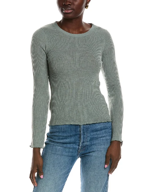 Colorblock Pullover Sweater-Women's Maxi Denim Pullovers-Splendid Joey Sweater