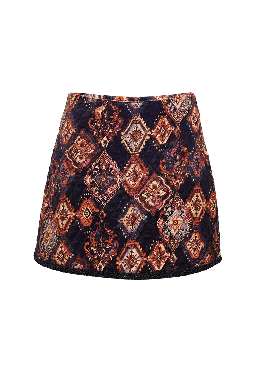 Classic Woolen Skirts-Women's Sequin Ruffle Skirts-Chrissy Skirt