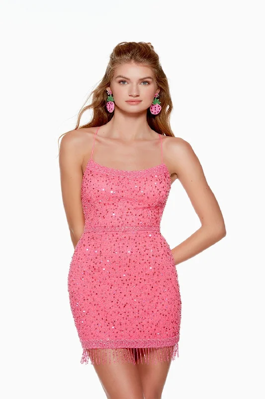 Casual Dresses with Sleeveless Design-Women's Casual Strapless Dresses-Alyce 4680