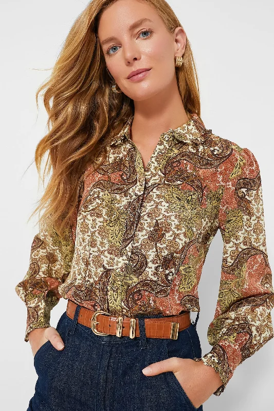 Comfortable Blouses & Shirts for all-day wear-Aura Vedra Blouse