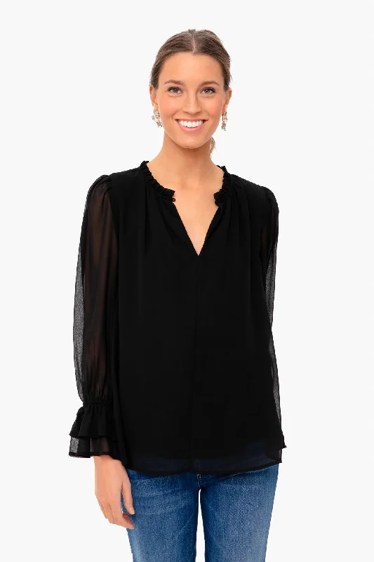 Sleeveless Blouses & Shirts for summer wear-Noir Darby Blouse