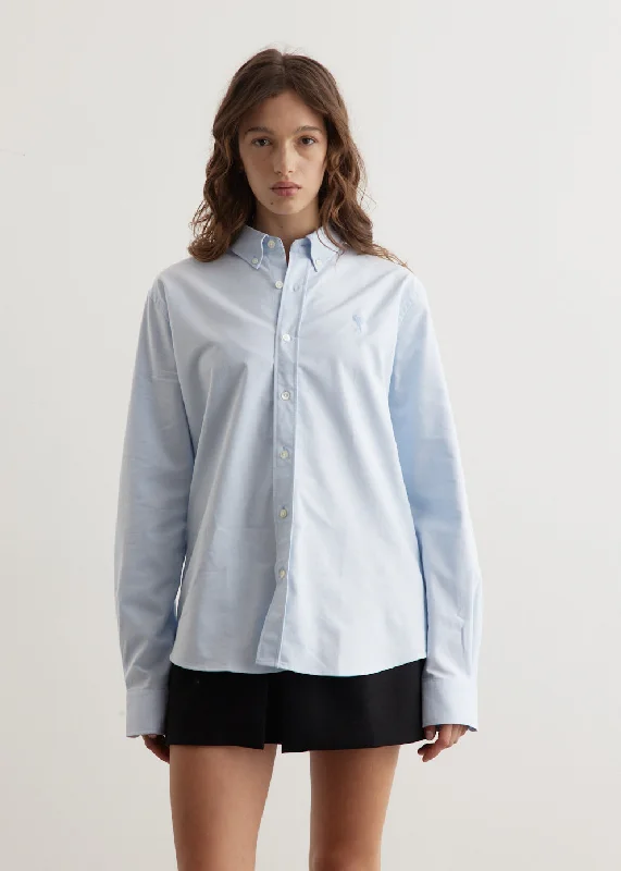 Blouses & Shirts for layering under jackets-Classic Fit Shirt