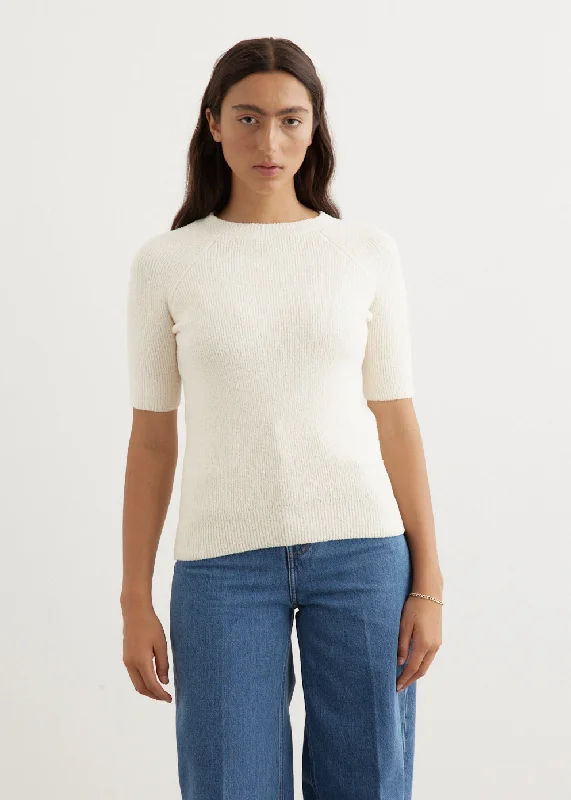 Boating T Shirts-Raglan-Sleeve Terry Knit