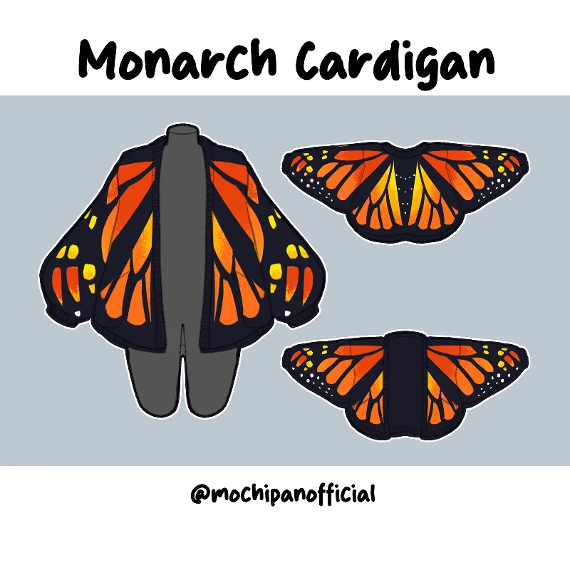 Cardigan with glow knit-Women's Open Cardigans-(Pre-Sample Pre-Order) Monarch Cardigan