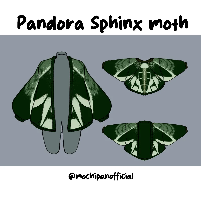 Cardigan sweater sale-Women's Pajama Cardigans-(Pre-Order) Pandora Sphinx Moth Cardigan (In Production)