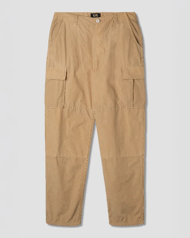 Classic Checkered Pants-Women's Resort Pants-Cargo Pant (Khaki Ripstop)