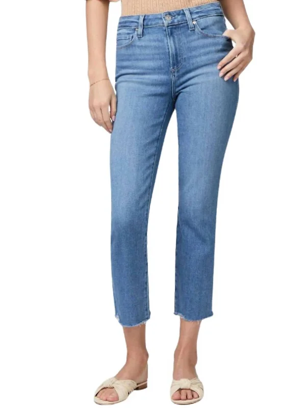 Women's Plus Size Pants-Women's Convertible Pants-Cindy Crop Jeans In Darling