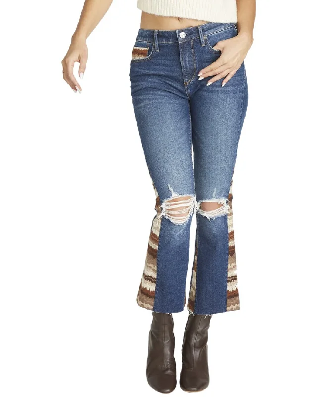 Office Casual Pants-Women's Cinch-Waist Pants-Driftwood Jeans Indie Dark Wash Crop Boot Jean