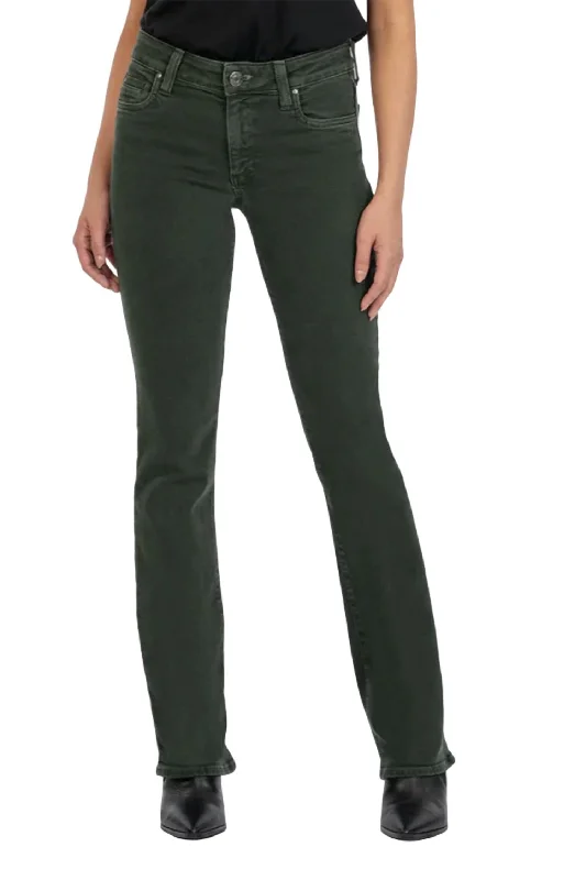 Colorful Harem Pants-Women's Active Pants-Natalie Bootcut In Green