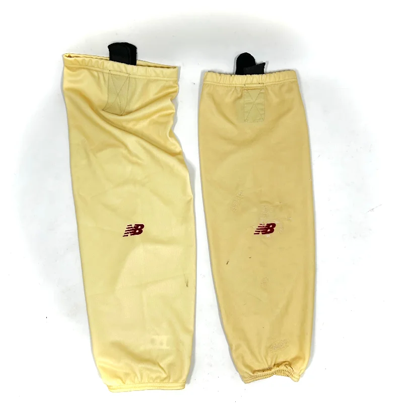 Light Dress Pants-Women's Winter Pants-NCAA - Used New Balance Hockey Socks (Beige)