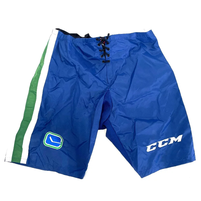 Classic Fit Pants-Women's Capri Pants-New Senior CCM Pro Stock Pant Shells - Vancouver Canucks