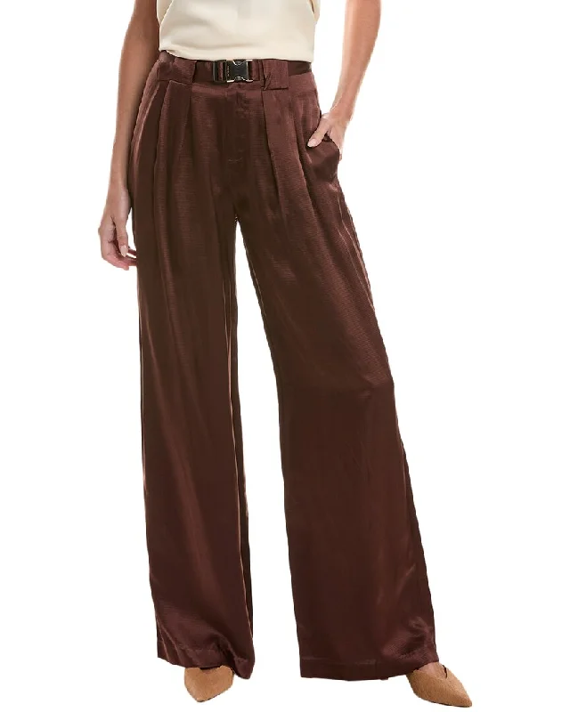 Stretchy Wool Pants-Women's UV Protection Pants-Nicholas Iman Silk-Blend Pant