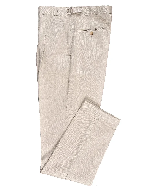 Women's Sport Pants-Women's Ethnic Print Pants-Sand Stone Cotton Pant