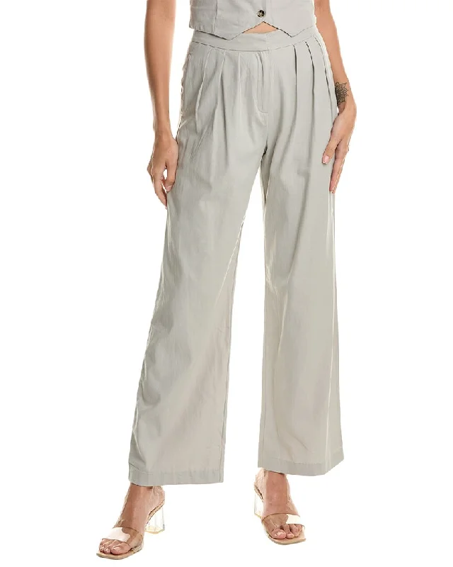 Stylish Plaid Pants-Women's Petite Pants-Sage the Label Josie Pant