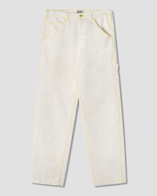 Designer Denim Pants-Women's Cargo Pants-OG Painter Pant (Natural Bedford Cord)