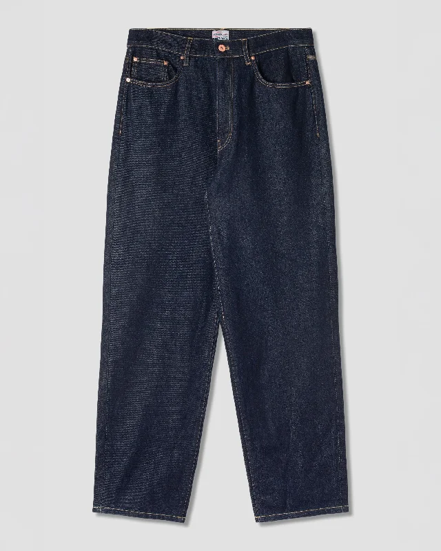 Fitted Jogger Pants-Women's Boho Pants-Taper 5 Jean (Single Rinse Denim)