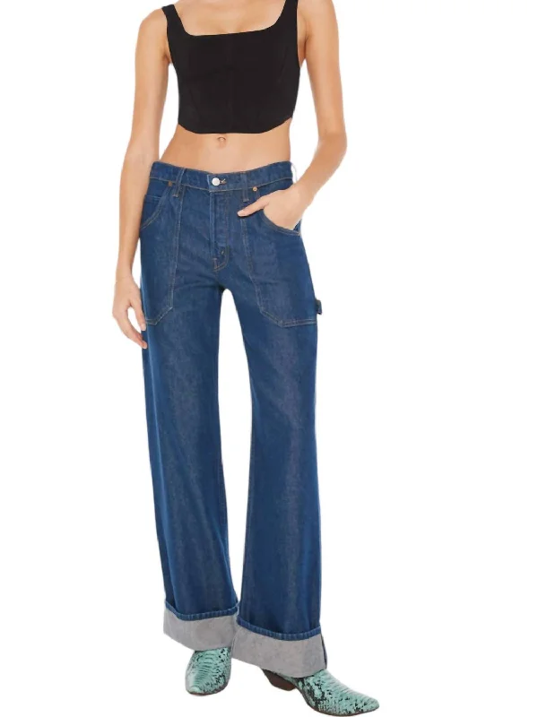 Smart Fit Pants-Women's Multi Stripe Pants-The Smoothie Carpenter Sneak Denim Jeans In Clean Your Plate