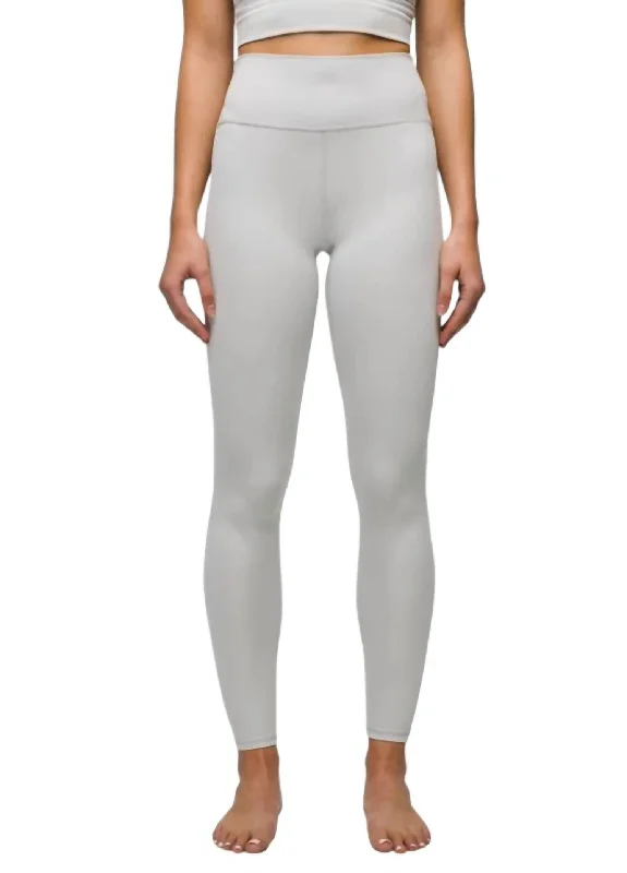 Bright Denim Pants-Women's Gaucho Pants-Women's Becksa Legging In Silver Heather